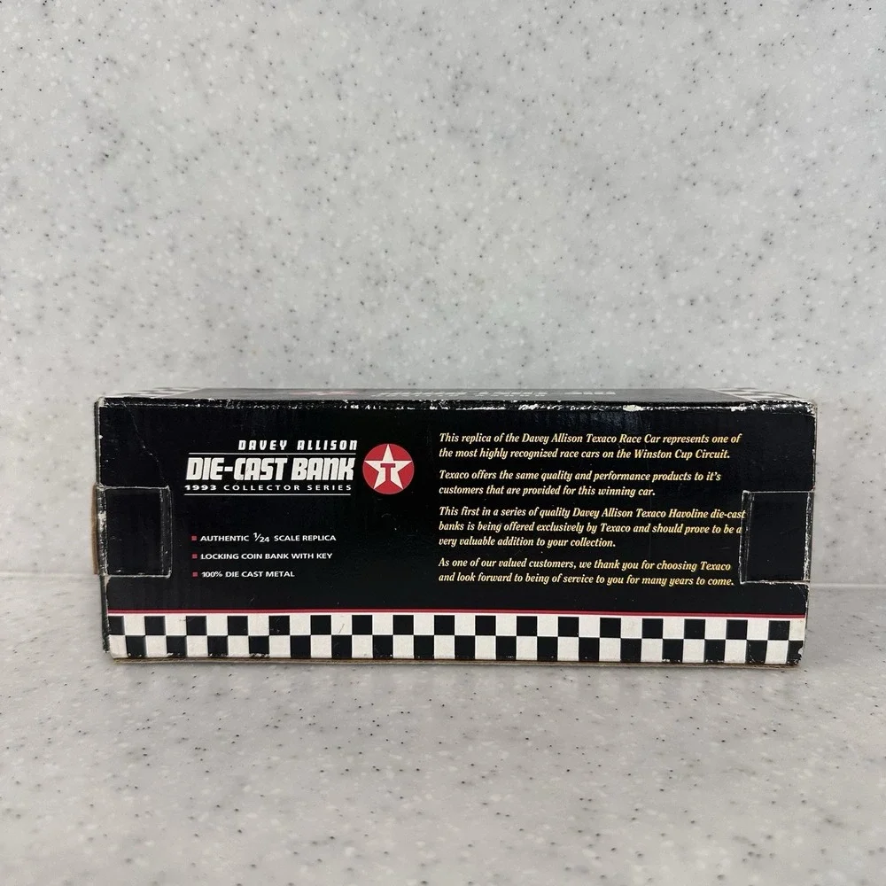 1993 Davey Allison #28 Havoline Ford T-Bird Racing Champions‎ 1:24 Diecast Bank